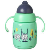Tommee Tippee - Tommee Tippee Training Cup with Handles and Straw Green 300ml 6m+ - Mari Kali Stores Cyprus