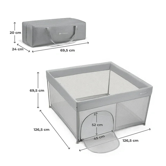 Kinderkraft Ziki Πάρκο 126x126 cm Kinderkraft Ziki Πάρκο 126x126 cm
