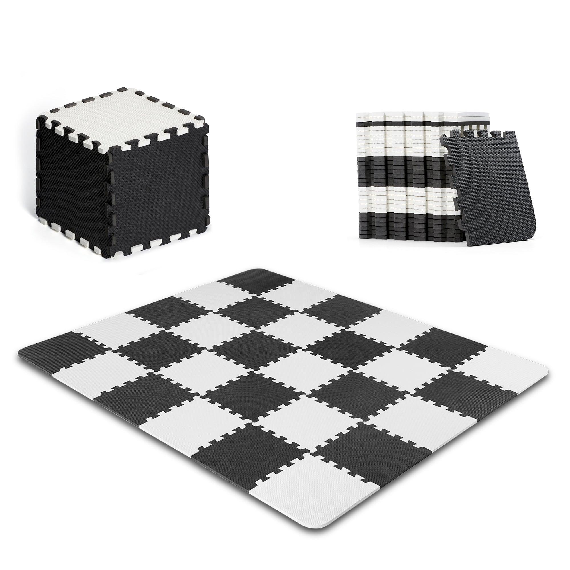 Kinderkraft Luno Play Foam Floor Puzzle Set Black & White - Mari Kali Stores Cyprus Kinderkraft Luno Play Foam Floor Puzzle Set Black & White - Mari Kali Stores Cyprus