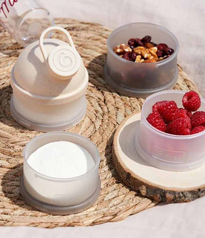 Babydose Powdered Milk Dispenser with Carry Handle Babydose Powdered Milk Dispenser with Carry Handle