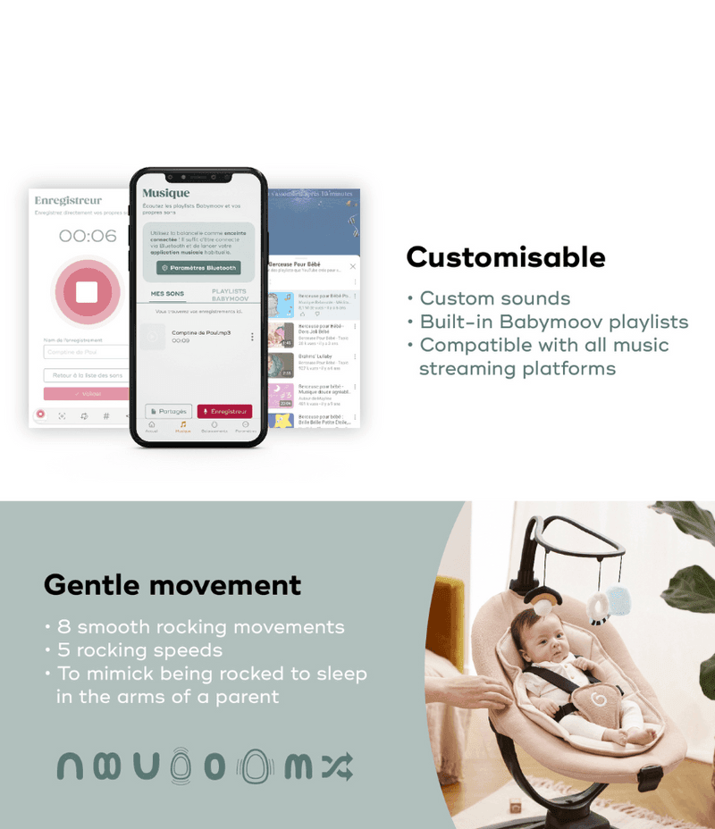 Babymoov Swoon Evolution Connect Smart Baby Swing - Mari Kali Stores Cyprus Babymoov Swoon Evolution Connect Smart Baby Swing - Mari Kali Stores Cyprus