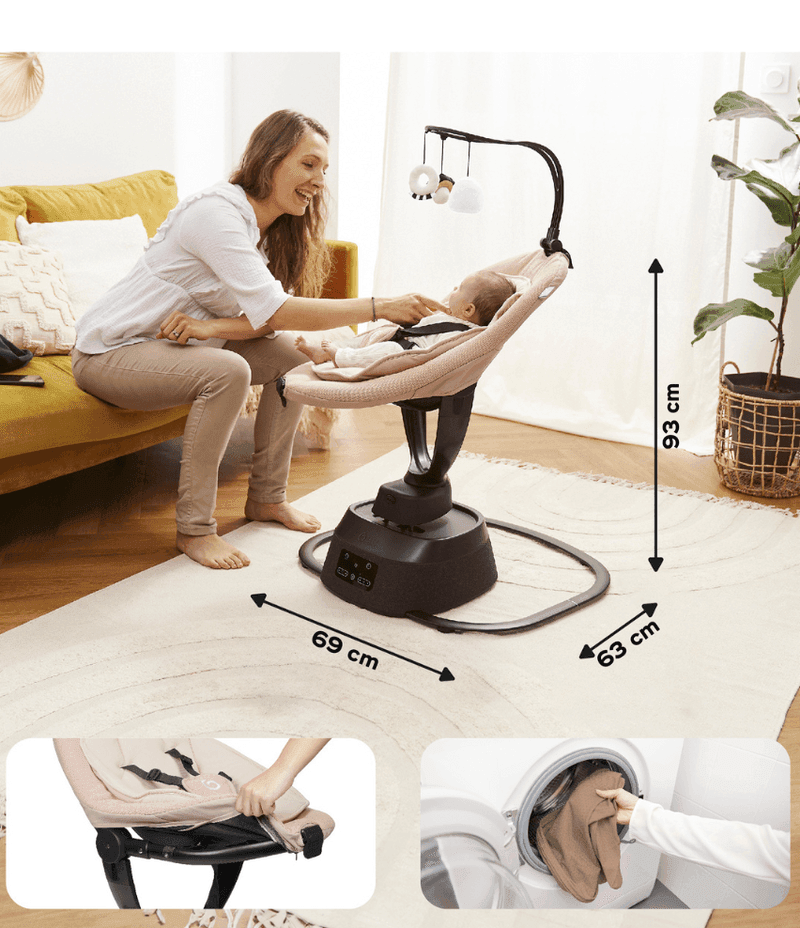 Babymoov Swoon Evolution Connect Smart Baby Swing - Mari Kali Stores Cyprus Babymoov Swoon Evolution Connect Smart Baby Swing - Mari Kali Stores Cyprus