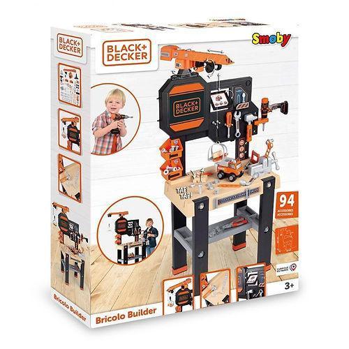 Smoby Black & Decker Builder Workbench - Mari Kali Stores Cyprus Smoby Black & Decker Builder Workbench - Mari Kali Stores Cyprus