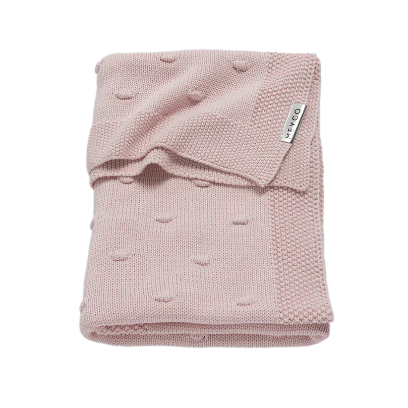 Meyco Blanket Knots 75x100cm Pink Meyco Blanket Knots 75x100cm Pink