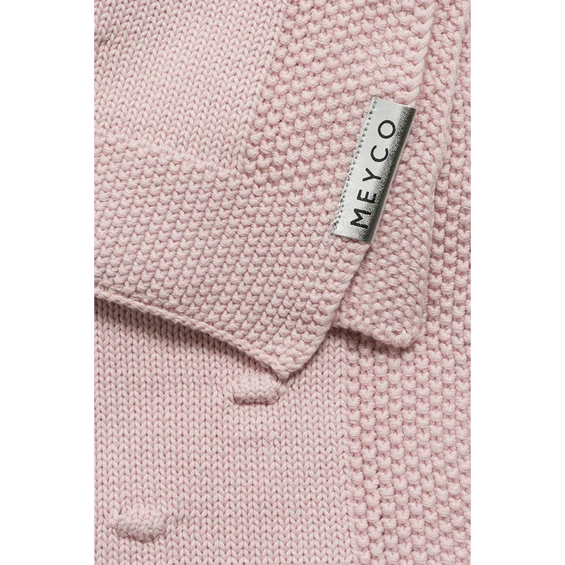 Meyco Blanket Knots 75x100cm Pink Meyco Blanket Knots 75x100cm Pink