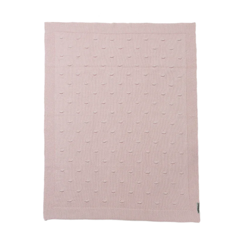 Meyco Blanket Knots 75x100cm Pink Meyco Blanket Knots 75x100cm Pink