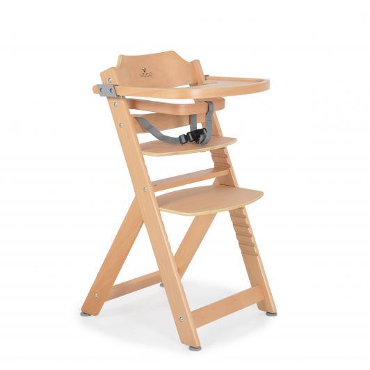 Natural wood high discount chair