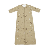 Meyco Baby sleeping bag with zip-off sleeves Forest Animals Sand 90 cm