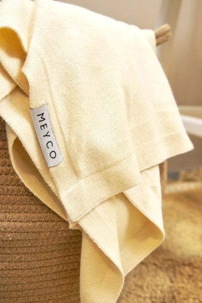 Meyco Crib Bed Blanket Knit Basic - Soft Yellow - 75x100cm - Mari Kali Stores Cyprus Meyco Crib Bed Blanket Knit Basic - Soft Yellow - 75x100cm - Mari Kali Stores Cyprus