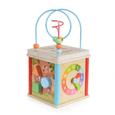 Cangaroo Wooden Activity Cube 1003 5pcs - Mari Kali Stores Cyprus