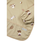 Meyco Bib with Sleeves Forest Animals Sand