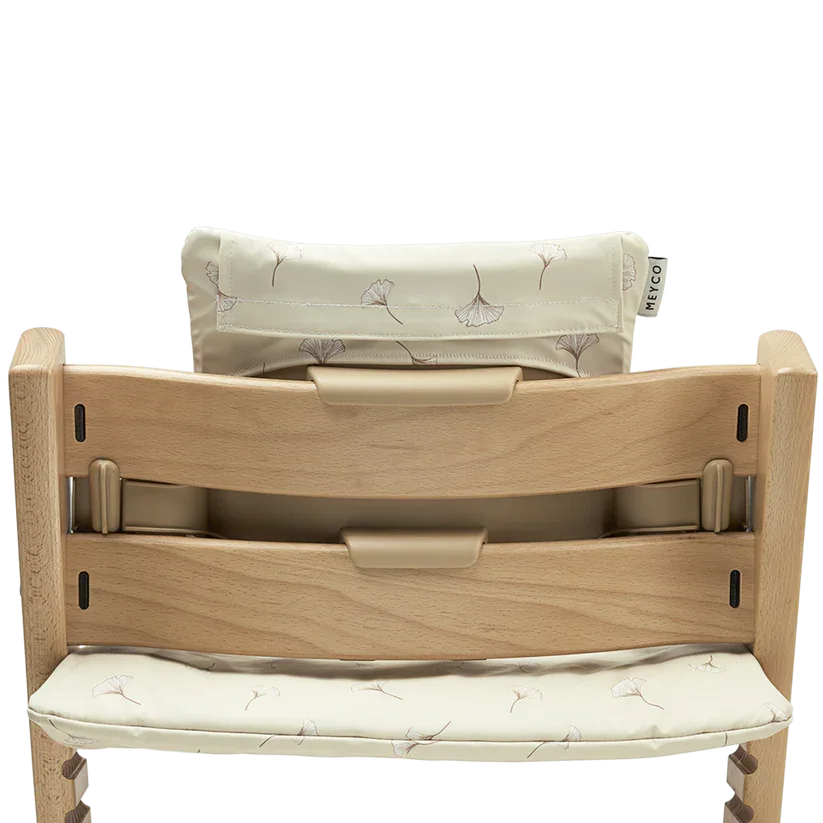 Meyco Highchair Cushion for Growth Chair Ginkgo Soft Sand Meyco Highchair Cushion for Growth Chair Ginkgo Soft Sand