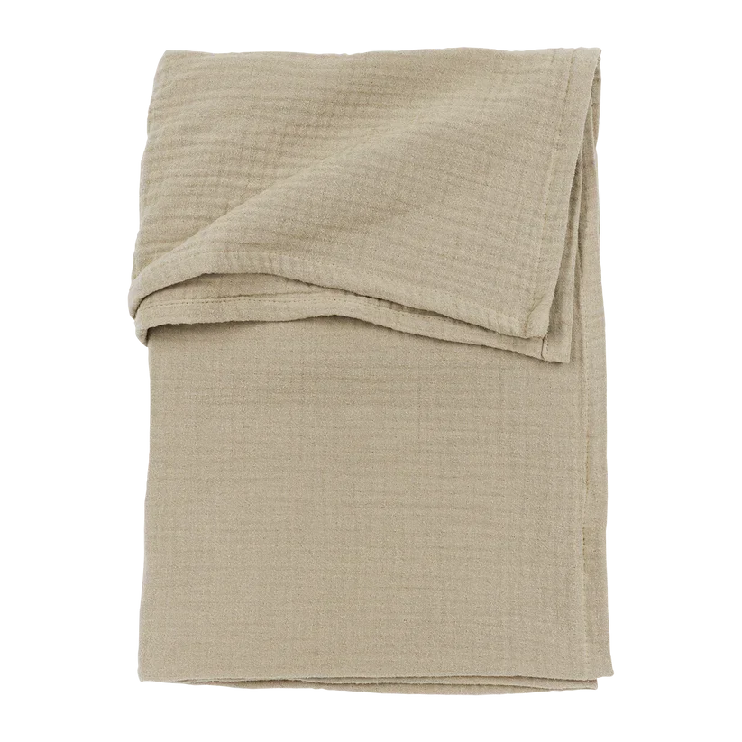 Meyco Bed Sheet Pre-washed Muslin Sand 75x100cm Meyco Bed Sheet Pre-washed Muslin Sand 75x100cm