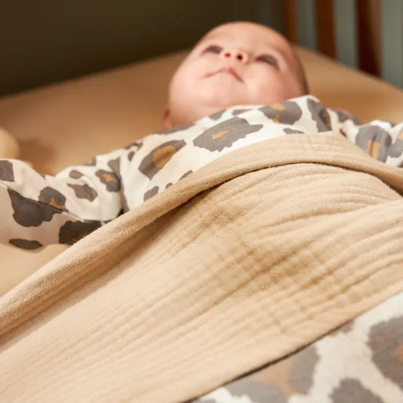 Meyco Bed Sheet Pre-washed Muslin Sand 75x100cm Meyco Bed Sheet Pre-washed Muslin Sand 75x100cm