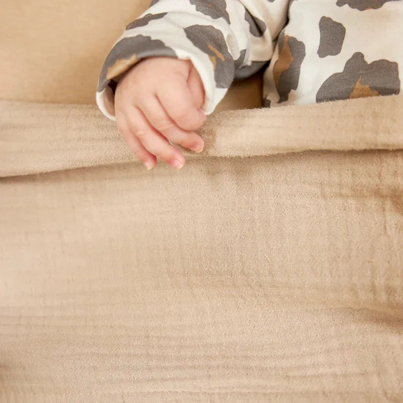 Meyco Bed Sheet Pre-washed Muslin Sand 75x100cm Meyco Bed Sheet Pre-washed Muslin Sand 75x100cm