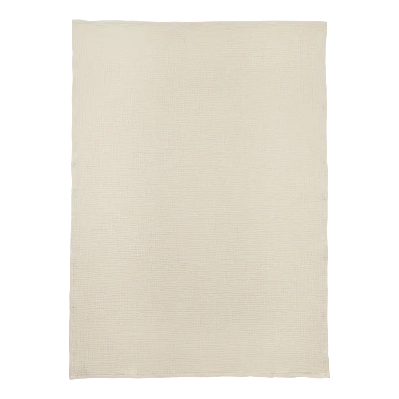 Meyco Bed Sheet Pre-washed Muslin Soft Sand 100x150cm Meyco Bed Sheet Pre-washed Muslin Soft Sand 100x150cm