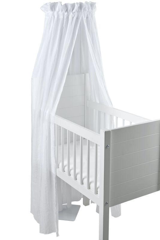 Meyco Baby Bed Canopy - Uni White - Mari Kali Stores Cyprus Meyco Baby Bed Canopy - Uni White - Mari Kali Stores Cyprus