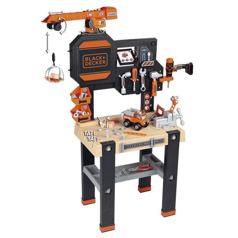 Smoby Black & Decker Builder Workbench - Mari Kali Stores Cyprus Smoby Black & Decker Builder Workbench - Mari Kali Stores Cyprus