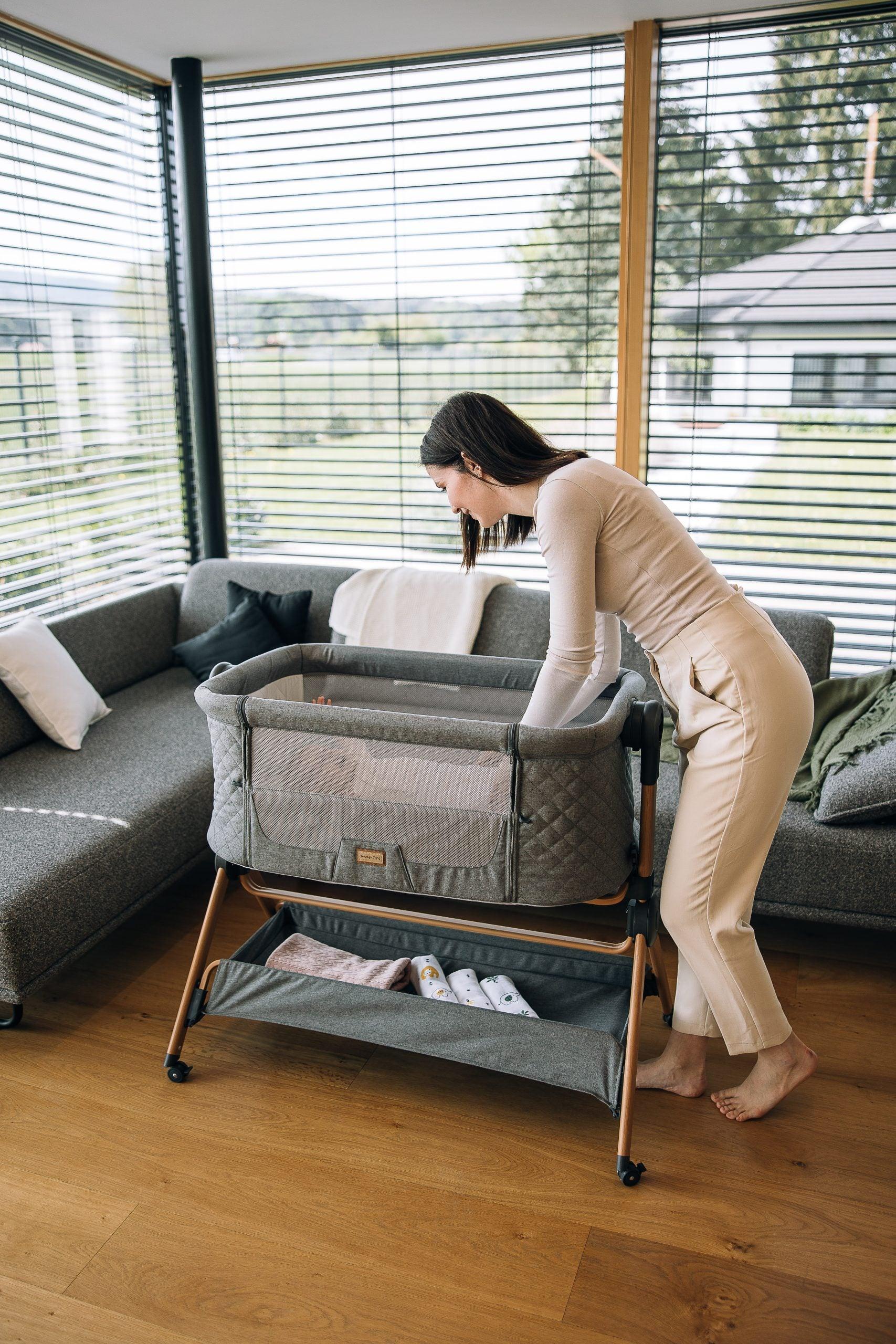 FreeON 2-in-1 Bedside Crib and High Chair Nest & Feed - Mari Kali Stores Cyprus FreeON 2-in-1 Bedside Crib and High Chair Nest & Feed - Mari Kali Stores Cyprus