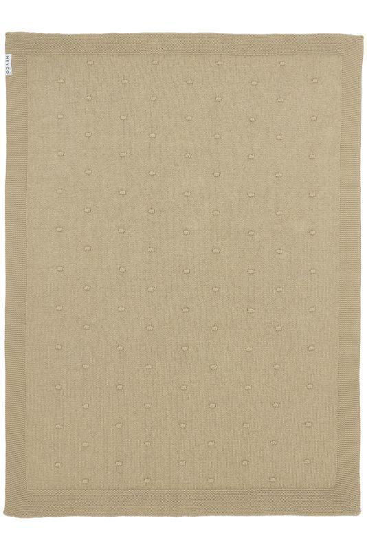 Cot Blanket Mini Knots 100x150cm - Sand - Mari Kali Stores Cyprus Cot Blanket Mini Knots 100x150cm - Sand - Mari Kali Stores Cyprus