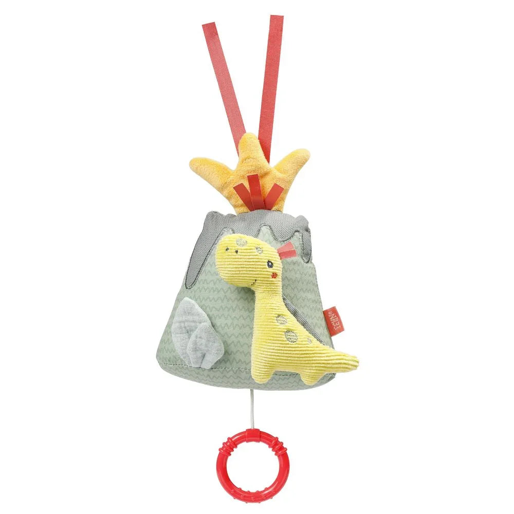 Fehn Music toy vulcano with dinosaur Fehn Music toy vulcano with dinosaur