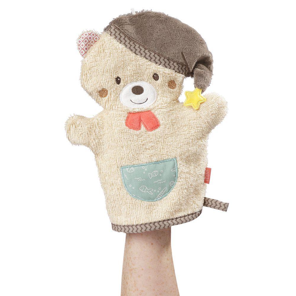 Baby Fehn Washcloth, Bruno - Mari Kali Stores Cyprus Baby Fehn Washcloth, Bruno - Mari Kali Stores Cyprus
