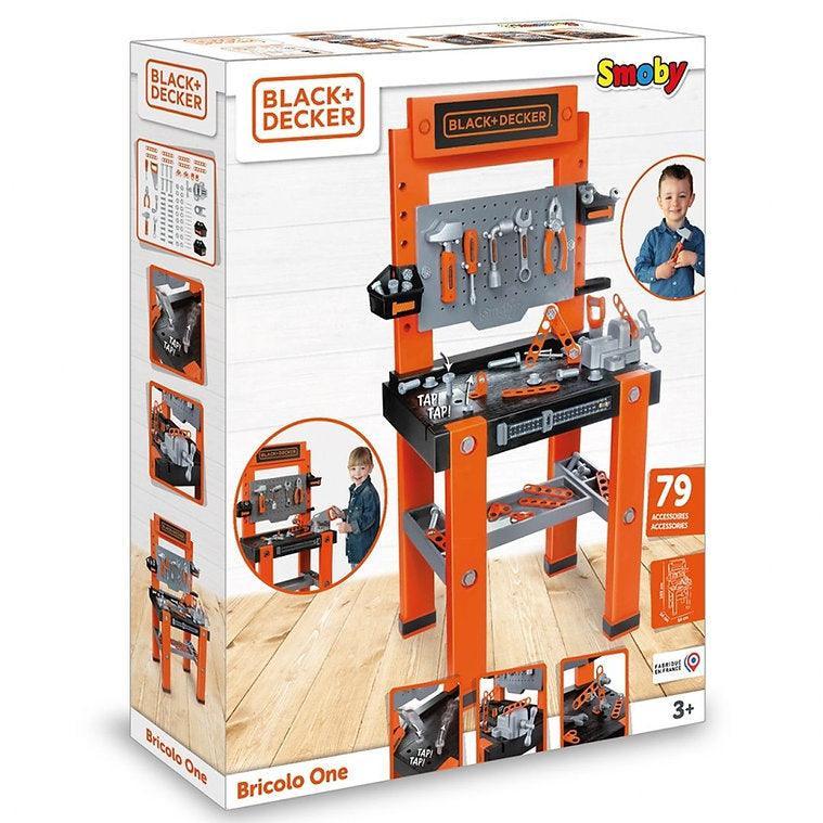 Smoby Black & Decker Bricolo One Workbench - Mari Kali Stores Cyprus Smoby Black & Decker Bricolo One Workbench - Mari Kali Stores Cyprus