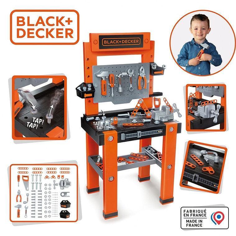 Smoby Black & Decker Bricolo One Workbench - Mari Kali Stores Cyprus Smoby Black & Decker Bricolo One Workbench - Mari Kali Stores Cyprus
