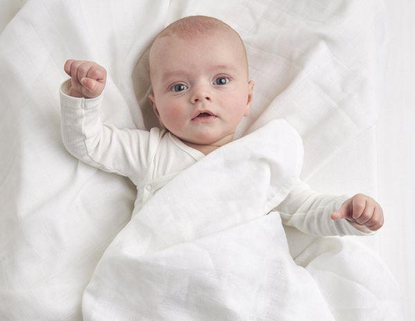 Meyco Swaddle 2-pack Muslin Uni - White - 120x120cm - Mari Kali Stores Cyprus Meyco Swaddle 2-pack Muslin Uni - White - 120x120cm - Mari Kali Stores Cyprus