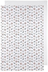 Cot Bed Sheet 2-Pack Animal Uni 100x150cm - Mari Kali Stores Cyprus