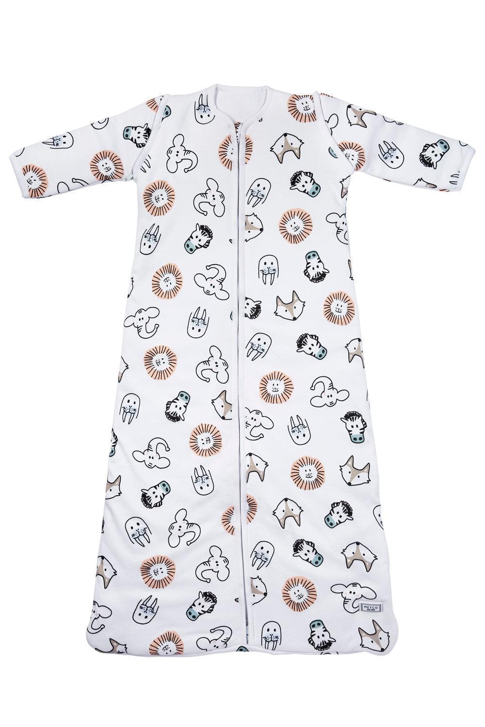 Baby Sleeping Bag, Detachable Sleeve Lined Animals 60cm - Mari Kali Stores Cyprus Baby Sleeping Bag, Detachable Sleeve Lined Animals 60cm - Mari Kali Stores Cyprus