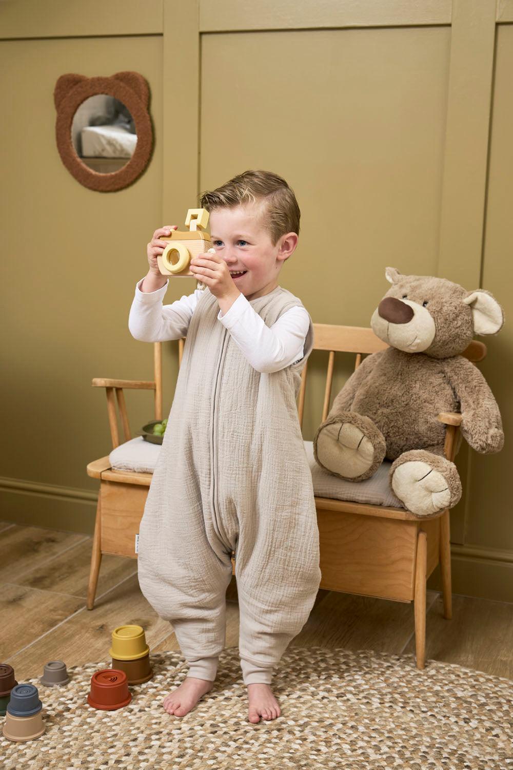 Meyco Baby Winter Sleep Overall Jumper Pre-Washed Muslin Uni Greige - 92cm - Mari Kali Stores Cyprus Meyco Baby Winter Sleep Overall Jumper Pre-Washed Muslin Uni Greige - 92cm - Mari Kali Stores Cyprus