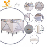 Cangaroo Playpen Boho beige - Mari Kali Stores Cyprus