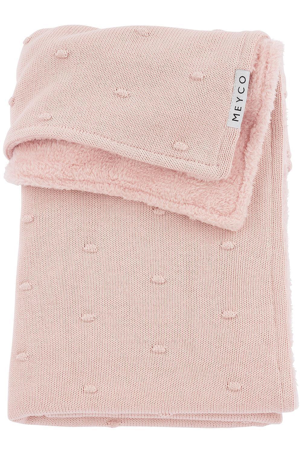 Cot Blanket Velvet Knots Teddy - Soft Pink 100x150cm - Mari Kali Stores Cyprus Cot Blanket Velvet Knots Teddy - Soft Pink 100x150cm - Mari Kali Stores Cyprus