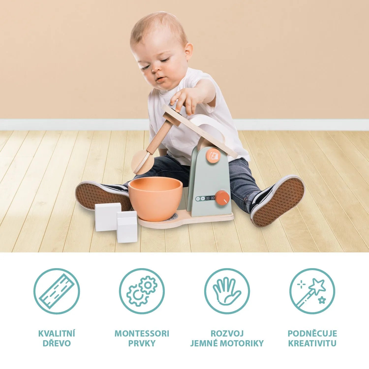 Zopa Wooden mixer set Zopa Wooden mixer set