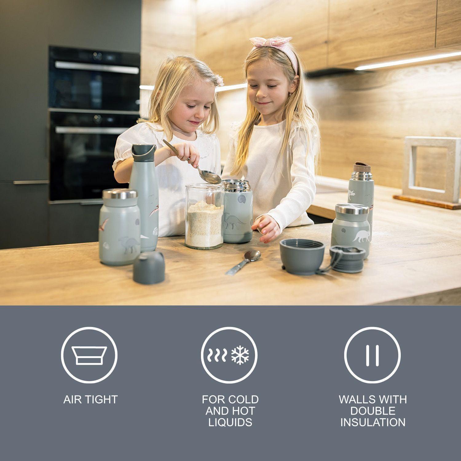 Zopa - Thermo bottle for food with silicone holder 620 ml - Mari Kali Stores Cyprus Zopa - Thermo bottle for food with silicone holder 620 ml - Mari Kali Stores Cyprus