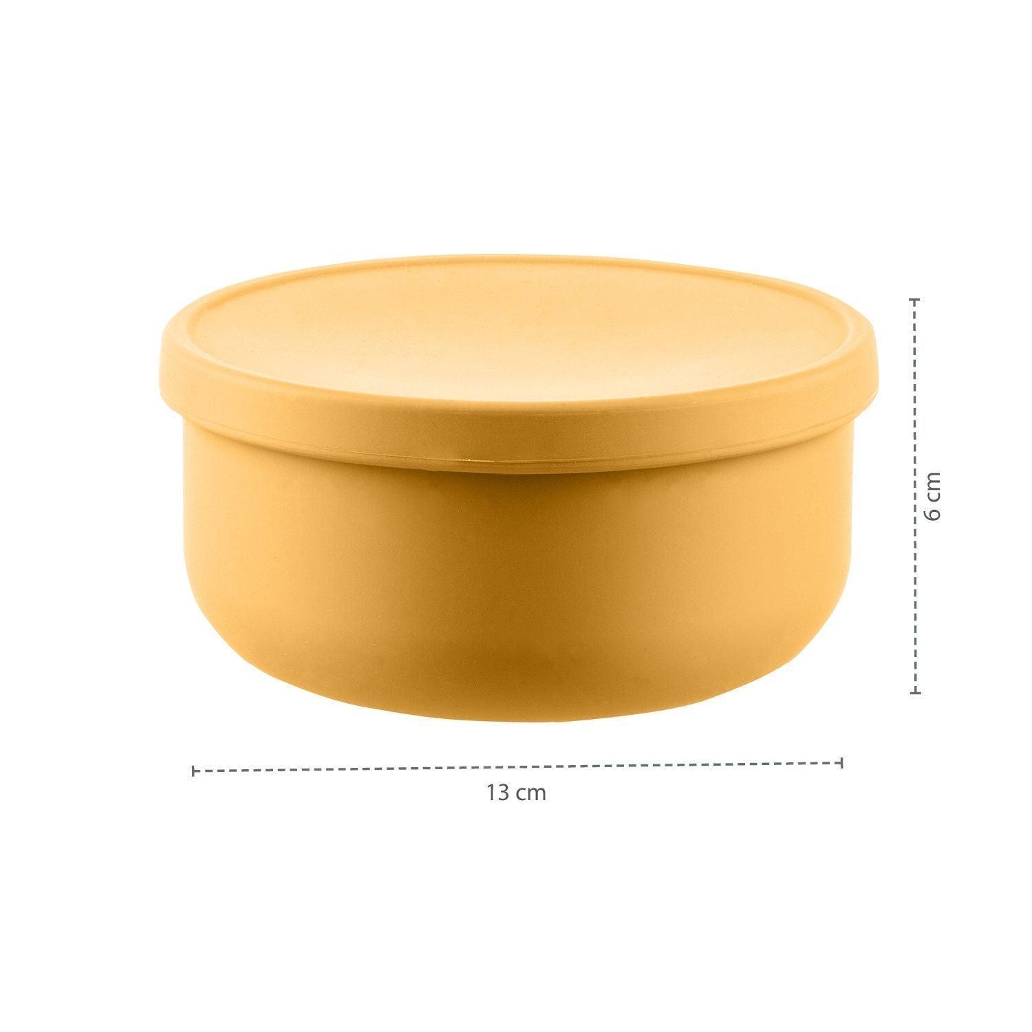 Silicone Baby Feeding Bowl with Lid - Mari Kali Stores Cyprus Silicone Baby Feeding Bowl with Lid - Mari Kali Stores Cyprus