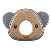 Zopa Silicone Wooden Teether Koala