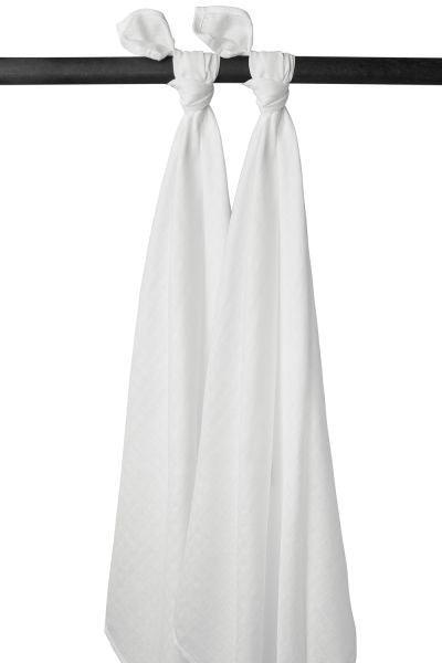 Meyco Swaddle 2-pack Muslin Uni - White - 120x120cm - Mari Kali Stores Cyprus Meyco Swaddle 2-pack Muslin Uni - White - 120x120cm - Mari Kali Stores Cyprus
