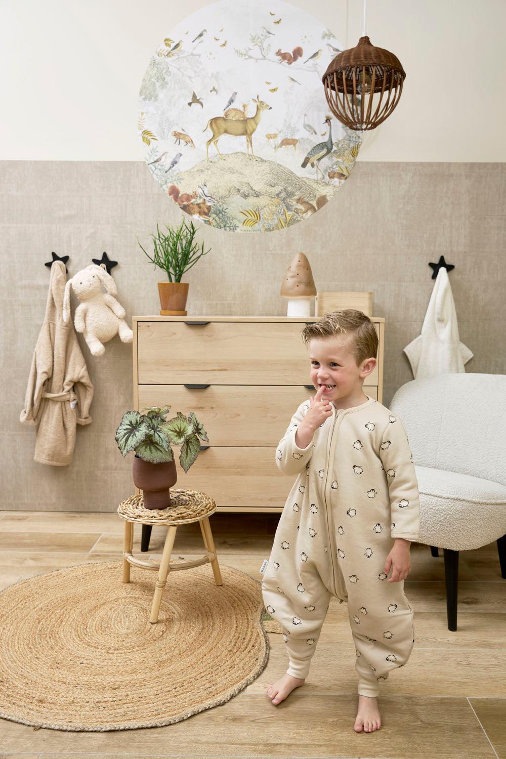 Meyco Baby Winter Sleep Overall Jumper With Sleeves Penguin - Soft Sand - 104cm - Mari Kali Stores Cyprus Meyco Baby Winter Sleep Overall Jumper With Sleeves Penguin - Soft Sand - 104cm - Mari Kali Stores Cyprus