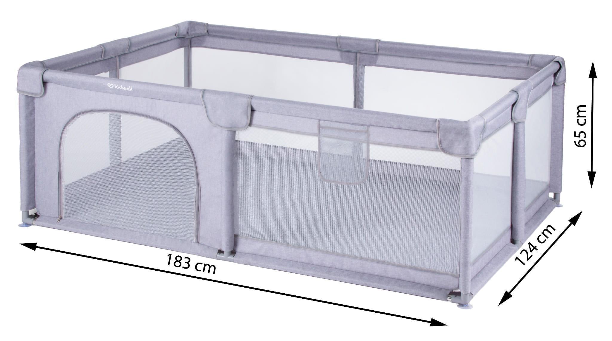Large playpen Gray 120X180 - Mari Kali Stores Cyprus Large playpen Gray 120X180 - Mari Kali Stores Cyprus