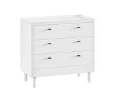 Jaxx Forrest Chest of 3 Drawers Beech White