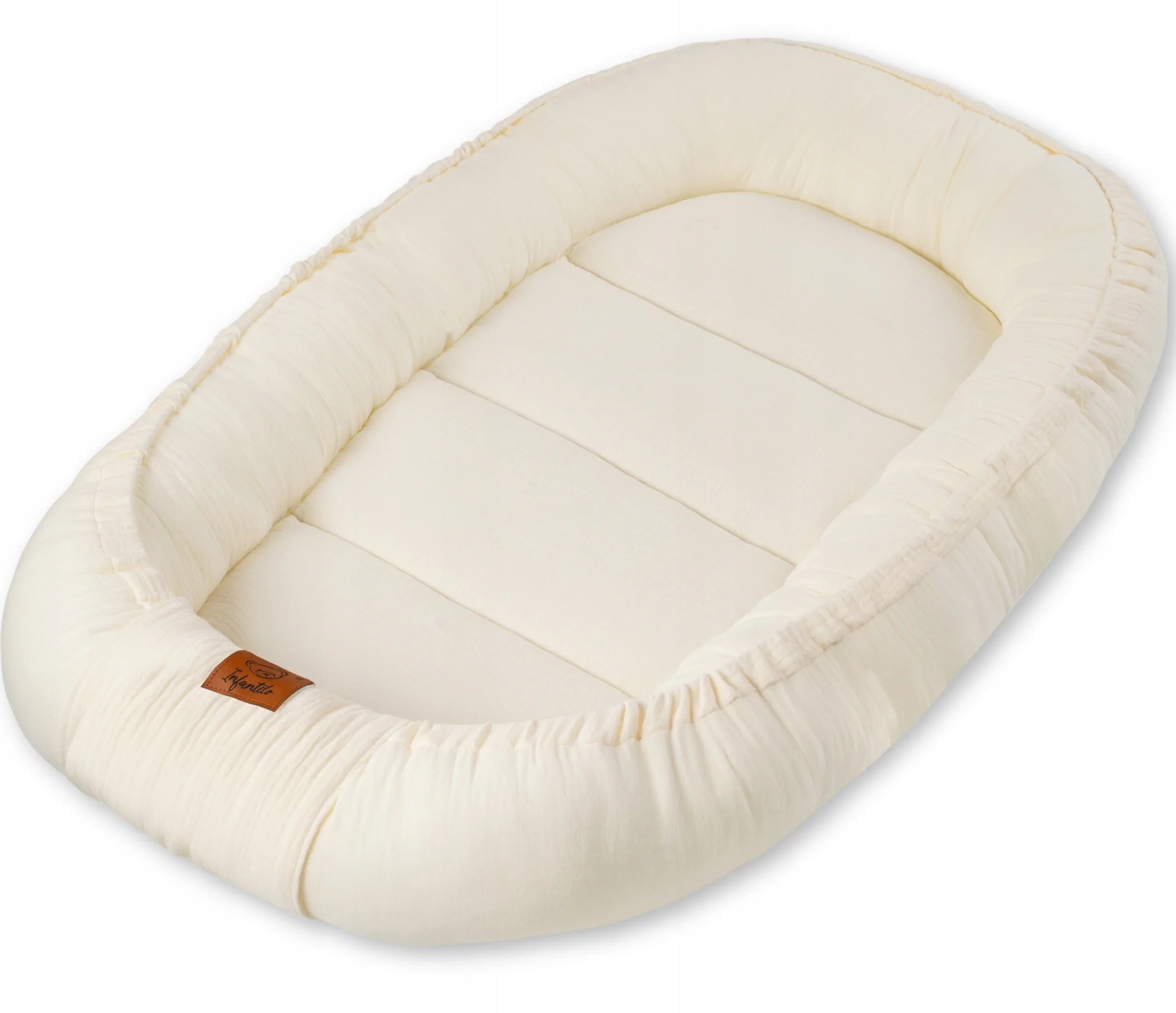 Infantilo Muslin Baby Cocoon in Smooth Beige Infantilo Muslin Baby Cocoon in Smooth Beige