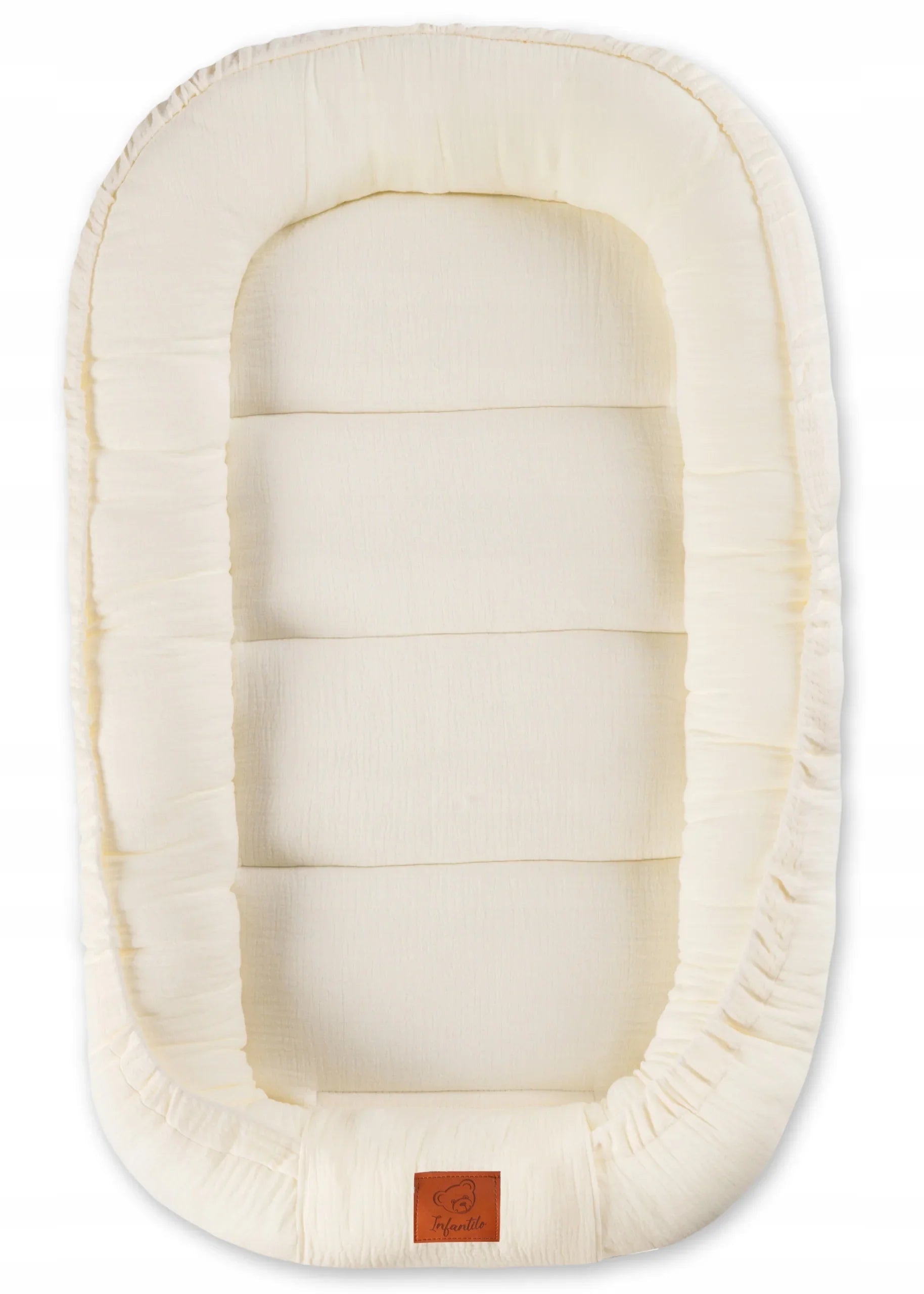 Infantilo Muslin Baby Cocoon in Smooth Beige Infantilo Muslin Baby Cocoon in Smooth Beige