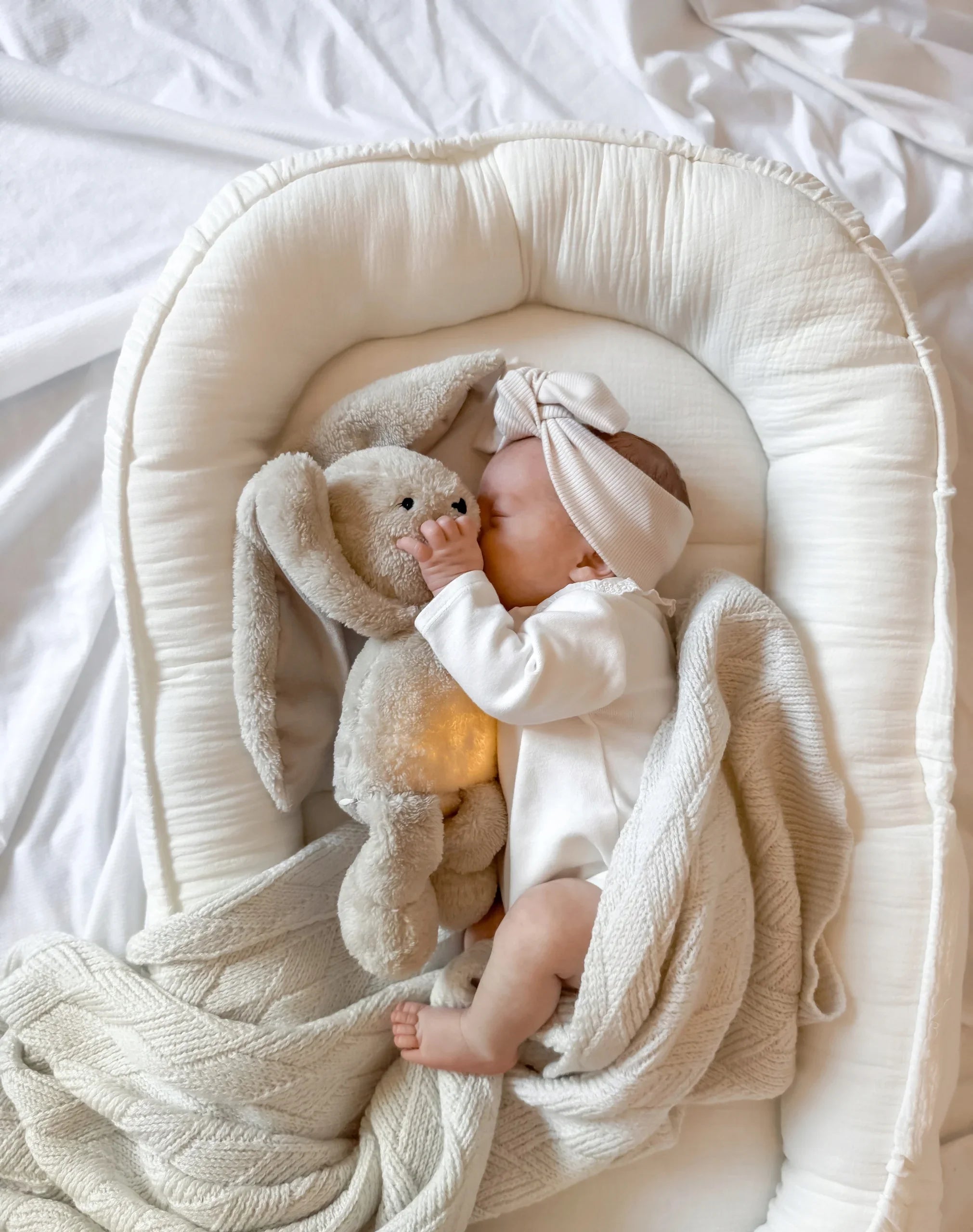 Infantilo Muslin Baby Cocoon in Smooth Beige Infantilo Muslin Baby Cocoon in Smooth Beige