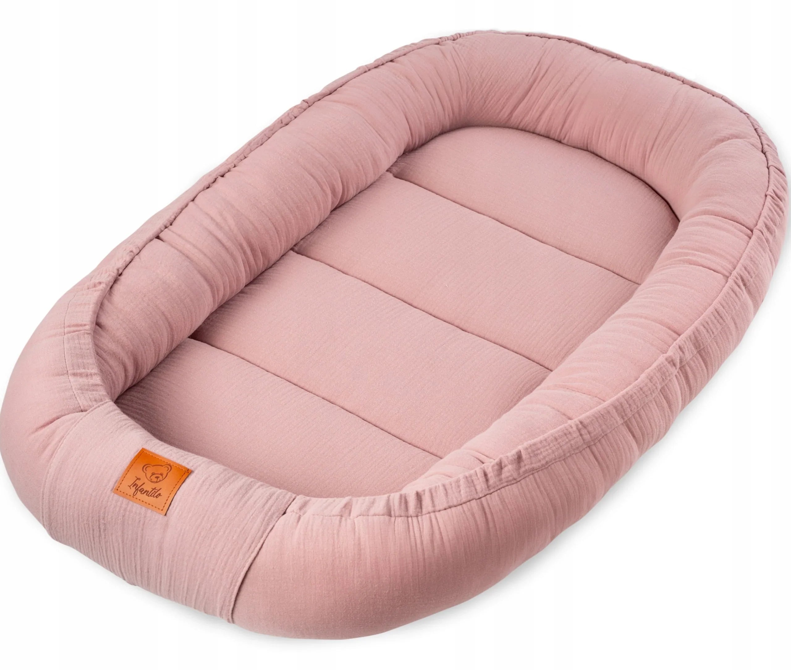 Infantilo Muslin Baby Cocoon in Pink Infantilo Muslin Baby Cocoon in Pink