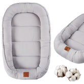 BABY COCOON MUSLIN Ρυθμιζόμενο Ένθετο Νεογέννητου INFANTILO – Γκρι
