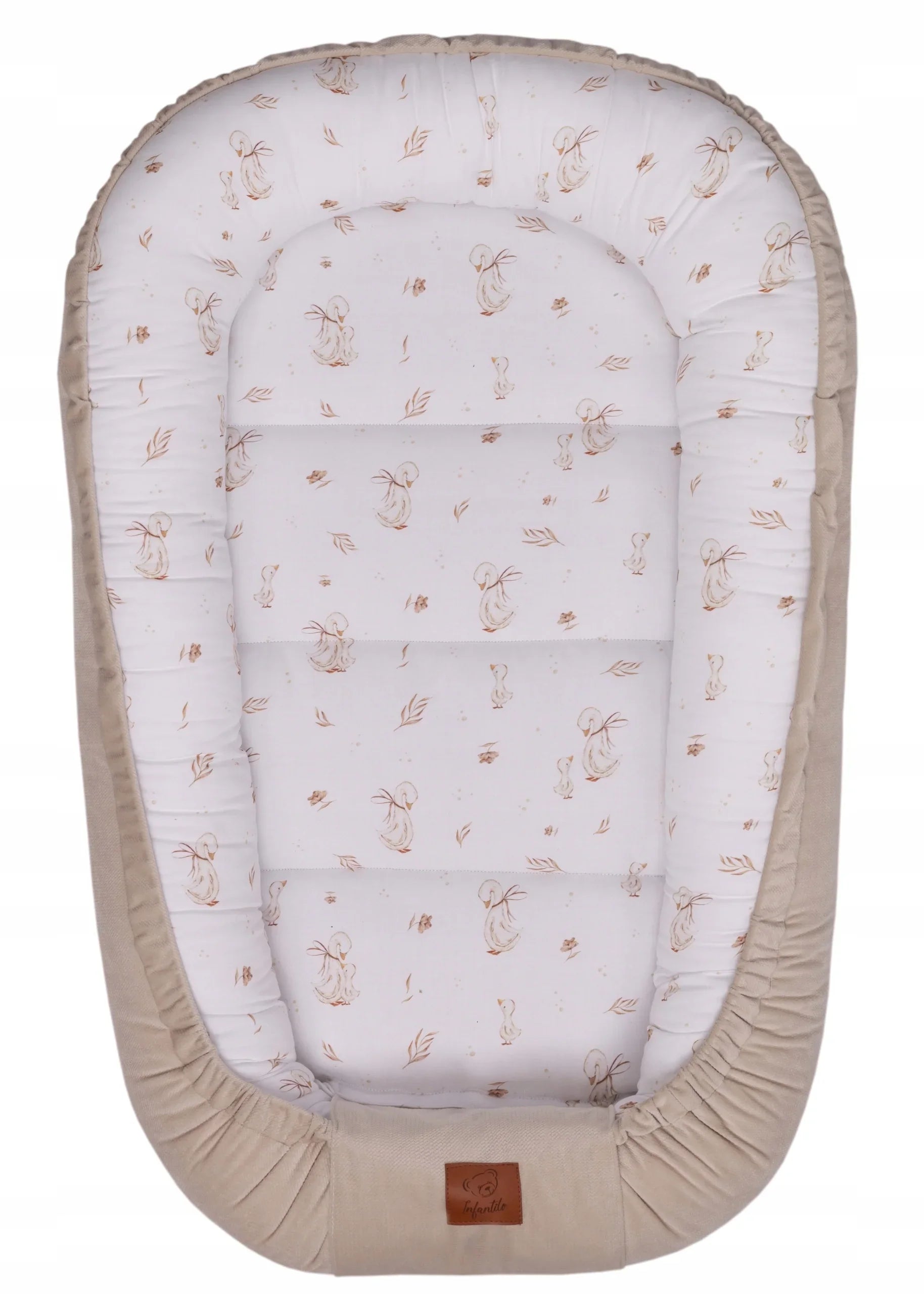 Infantilo Baby Cocoon Βελούδο και Βαμβάκι Σατέν Premium – Σχέδιο Goose Infantilo Baby Cocoon Βελούδο και Βαμβάκι Σατέν Premium – Σχέδιο Goose