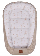 Infantilo Baby Cocoon Βελούδο και Βαμβάκι Σατέν Premium – Σχέδιο Goose