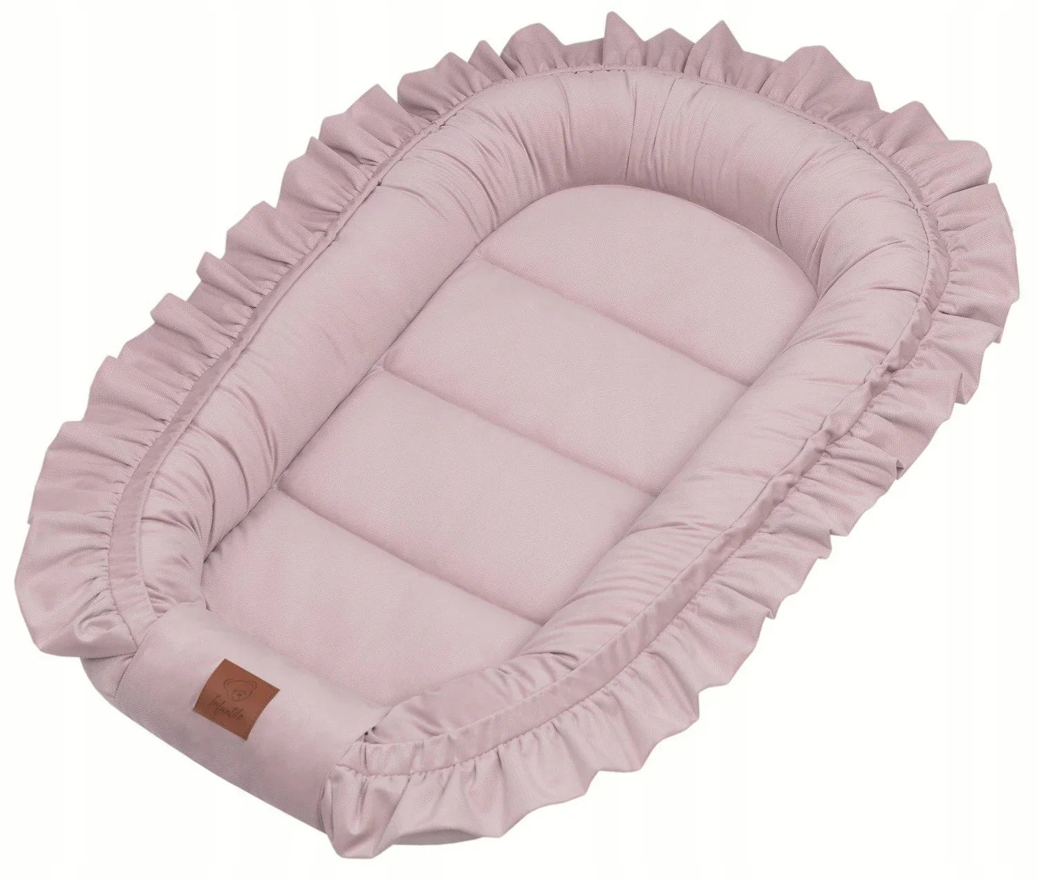 Infantilo Premium baby cocoon with a Delicate Velvet Frill Infantilo Premium baby cocoon with a Delicate Velvet Frill